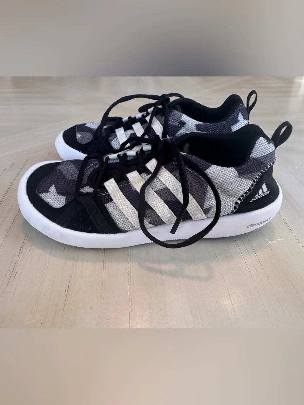 Adidas Boy’s Climacool Boat Lace K Athletic Water Shoes – Size 13 – Camo
